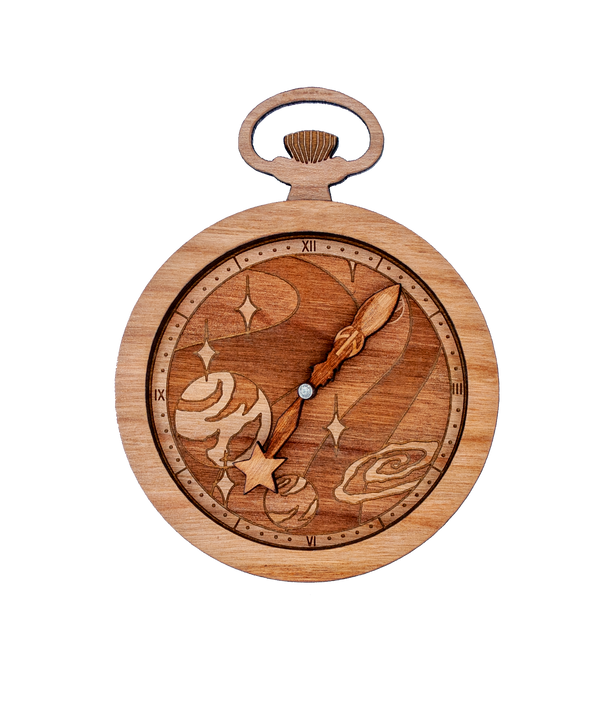 Artisan Pocket Watch with Wood Box