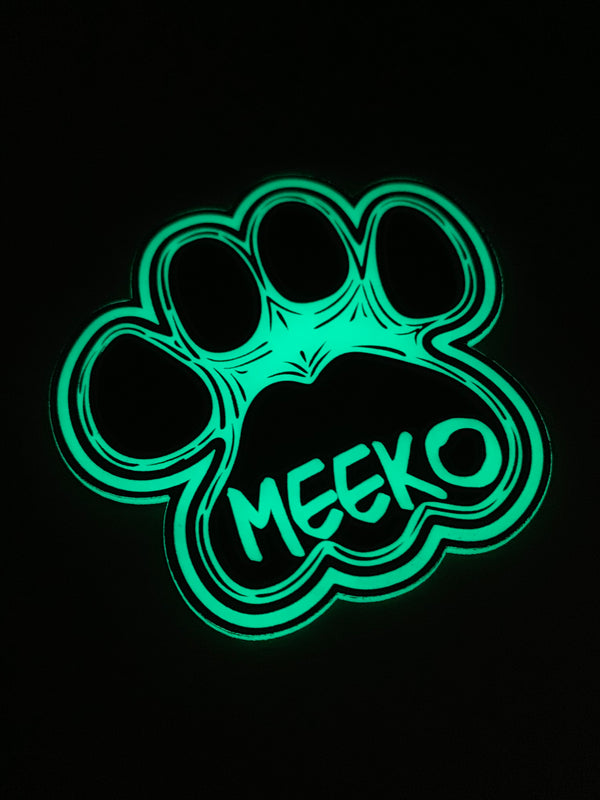 Personalized GITD Cat Paw Patch