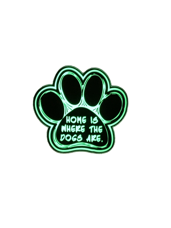 Home is Where the Dogs Are Acrylic Dog Paw