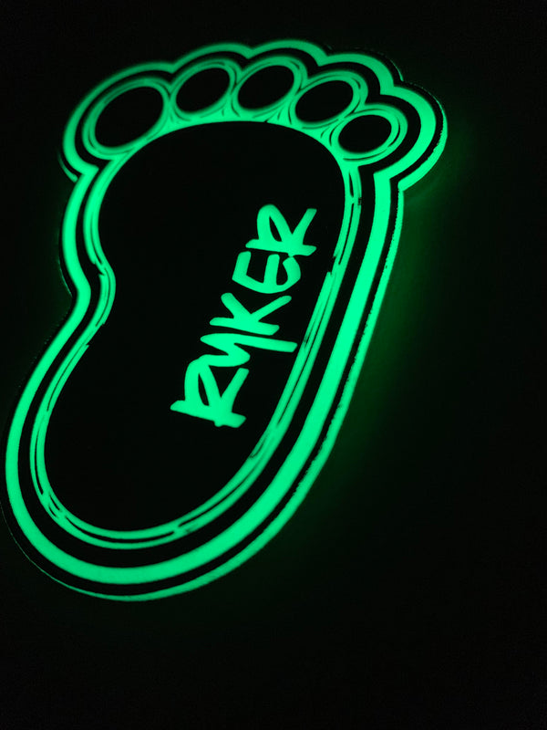 Personalized GITD Baby Foot Patch